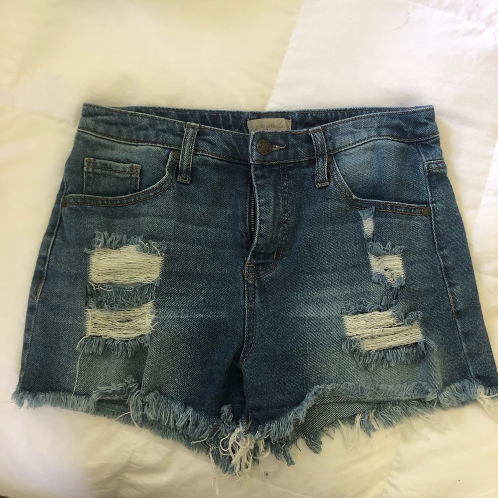 Wonderly denim shorts